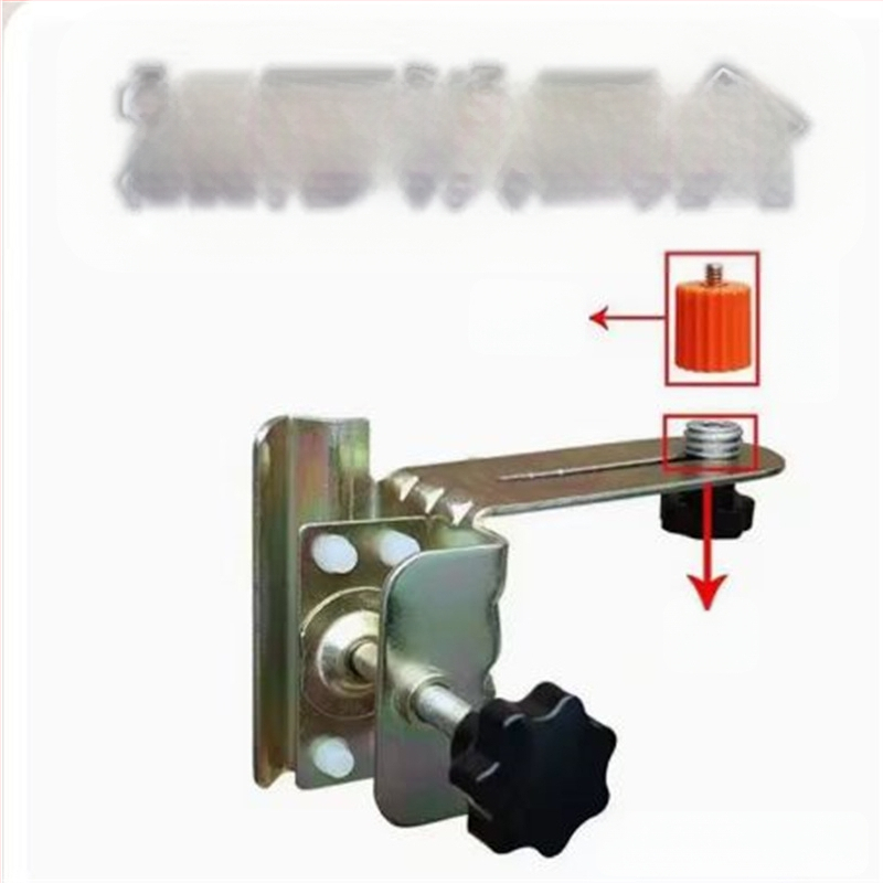 Нивелир с телескопичен прът – железен крепеж, пластмасова платформа за пан/наклон, регулируем прът, лазерен принцип