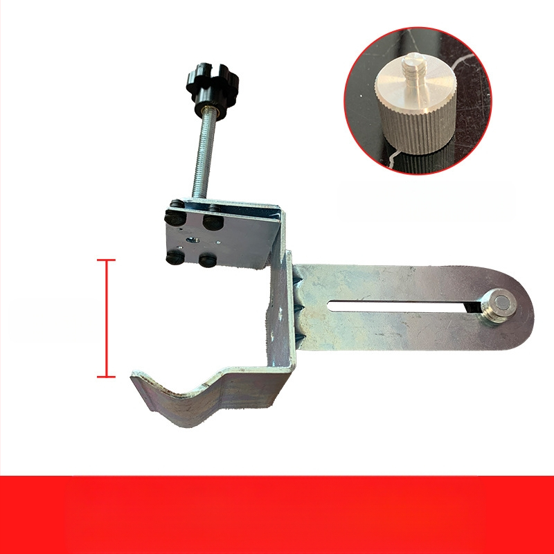 Нивелир с телескопичен прът – железен крепеж, пластмасова платформа за пан/наклон, регулируем прът, лазерен принцип