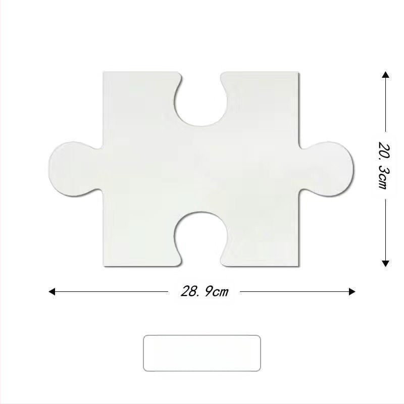 Триизмерен филцов стенен декор с дизайн на пъзел за стени в общежитие — модерен минималистичен стил, марка Unique, материал: Друг