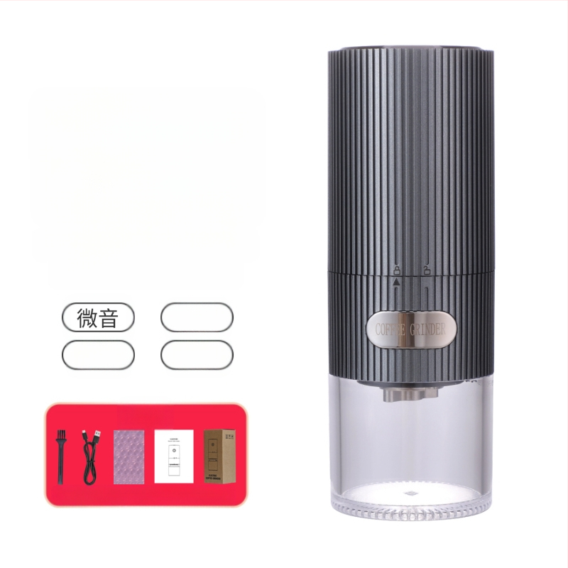 Mingxi elektrinis kavos malūnas pupelėms — automatinis, ABS korpusas, svoris 0,43 kg, pritaikymas galimas