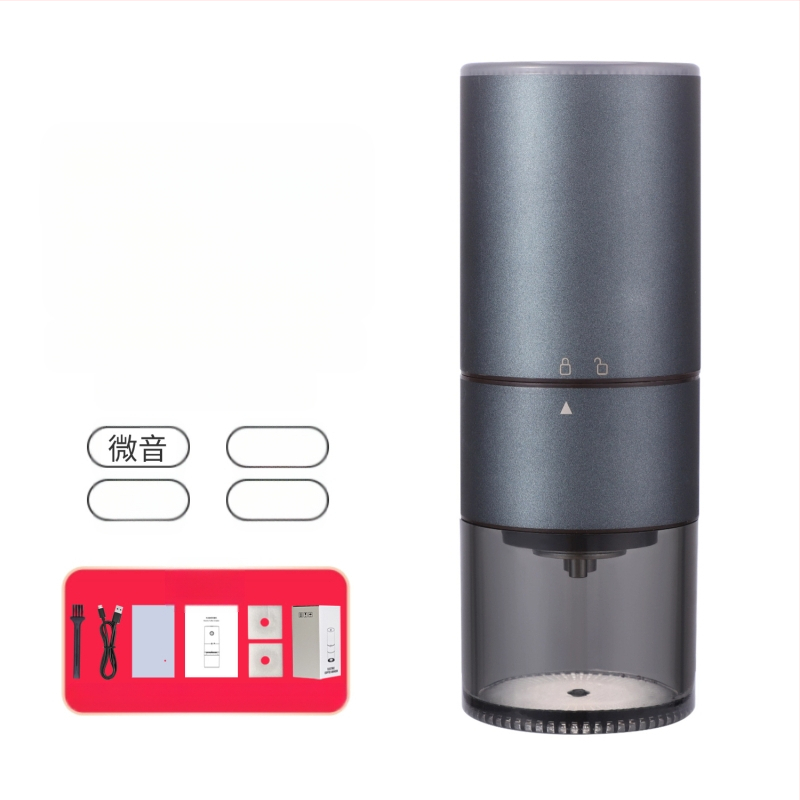 Mingxi elektrinis kavos malūnas pupelėms — automatinis, ABS korpusas, svoris 0,43 kg, pritaikymas galimas