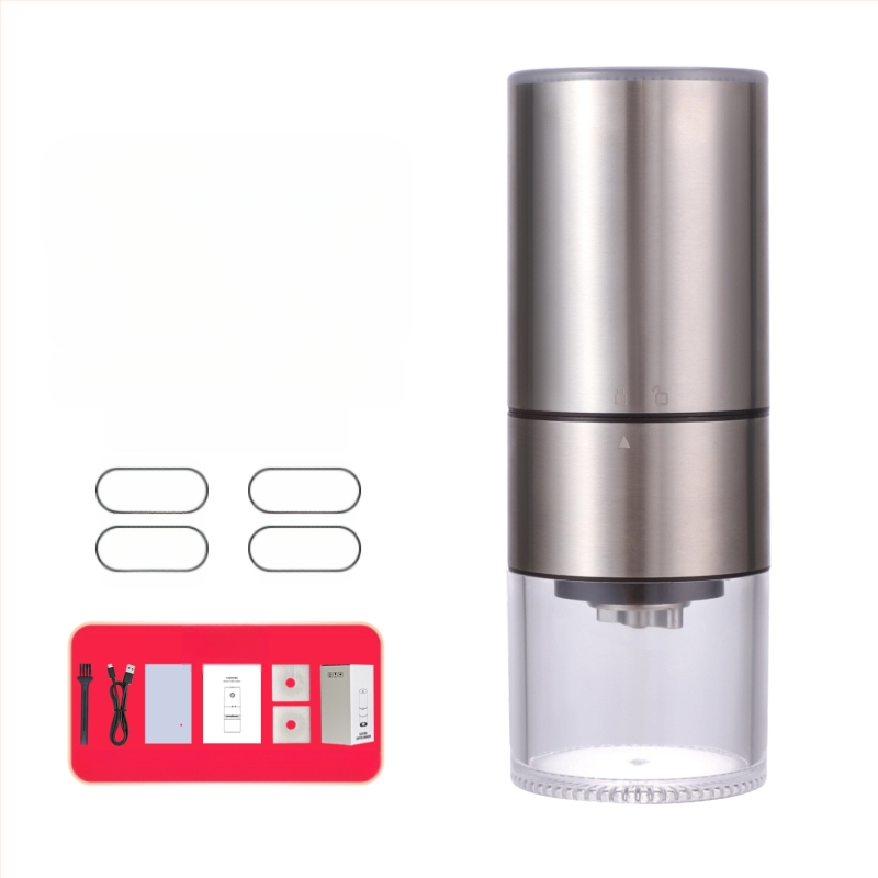 Mingxi elektrinis kavos malūnas pupelėms — automatinis, ABS korpusas, svoris 0,43 kg, pritaikymas galimas