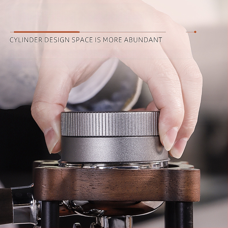 Nerūdijančio plieno gravitacinis espresso tampas, reguliuojamas aukštis, 390 g