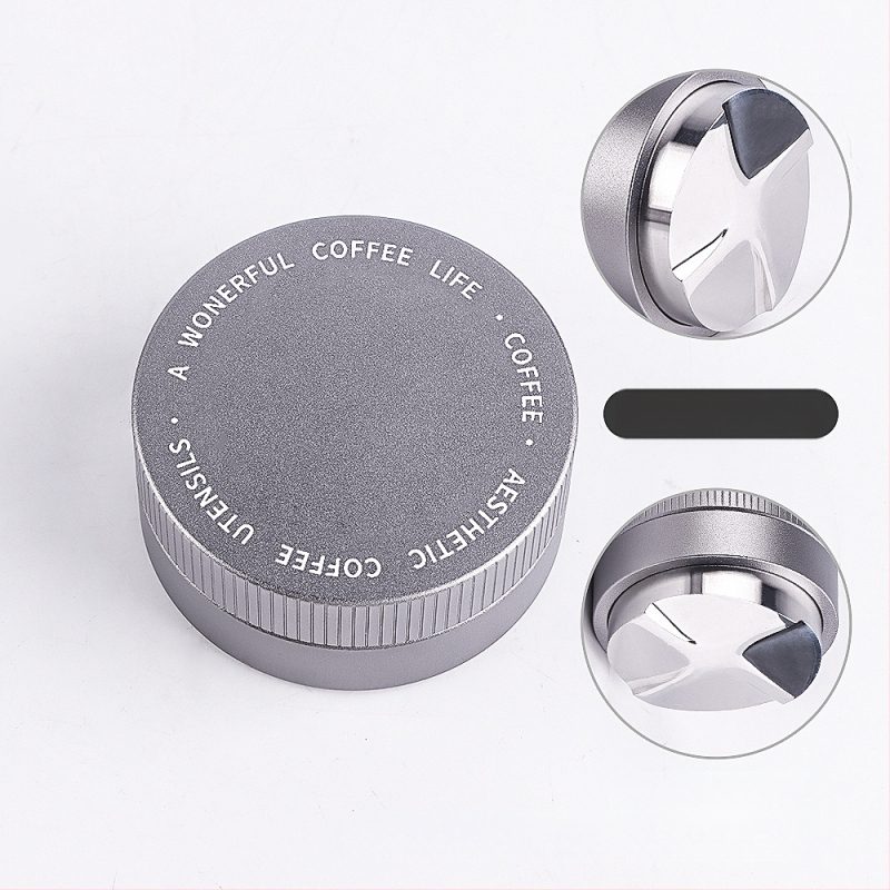 Nerūdijančio plieno gravitacinis espresso tampas, reguliuojamas aukštis, 390 g