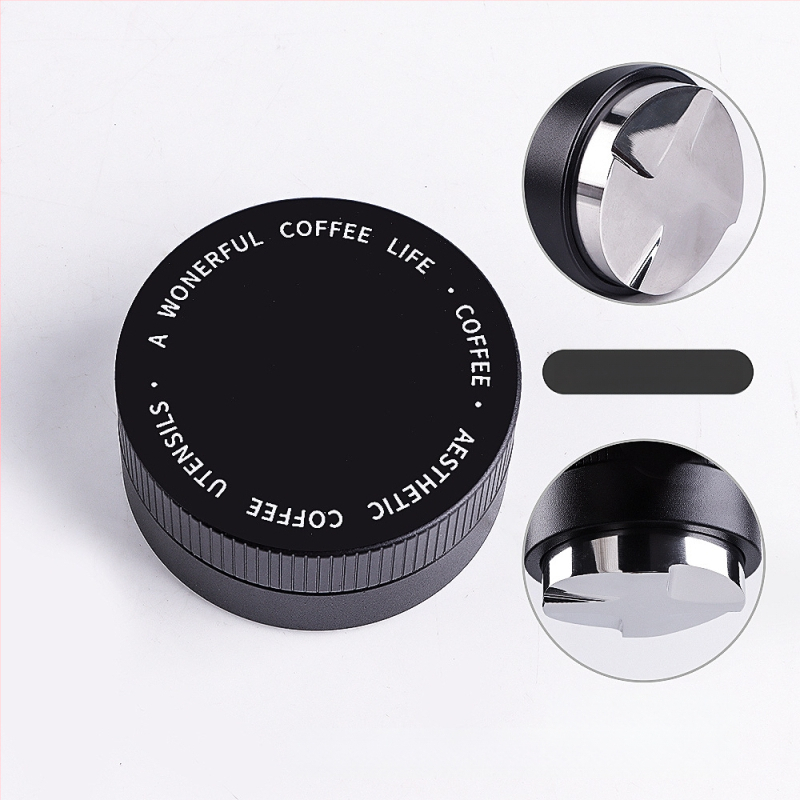 Nerūdijančio plieno gravitacinis espresso tampas, reguliuojamas aukštis, 390 g