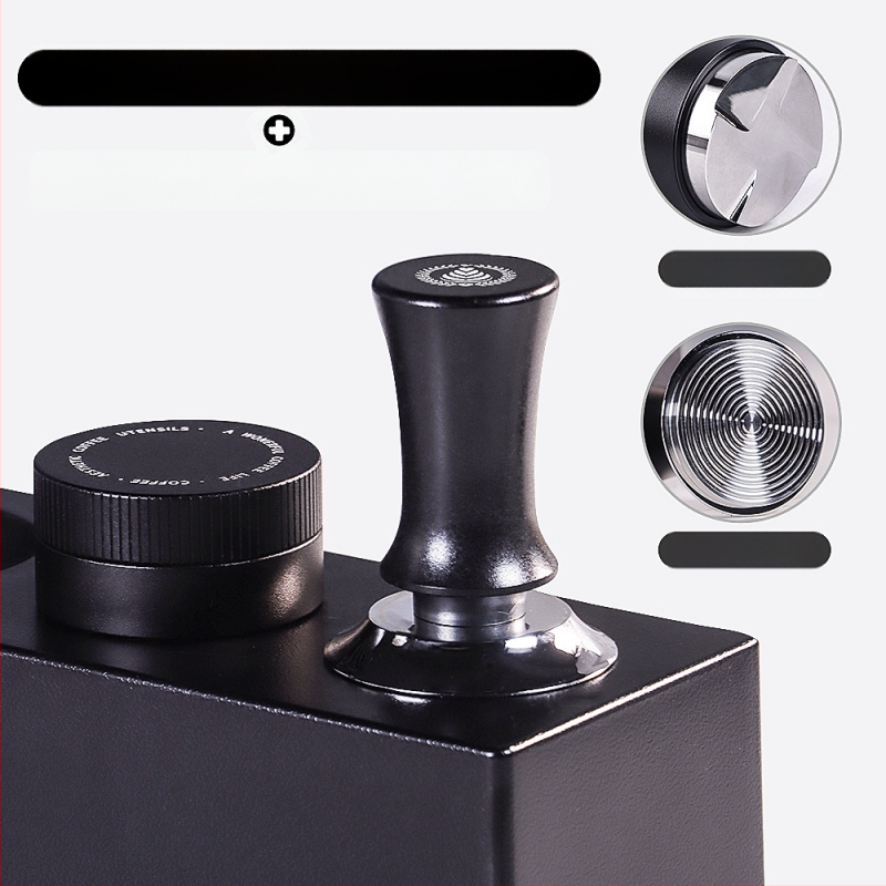 Nerūdijančio plieno gravitacinis espresso tampas, reguliuojamas aukštis, 390 g