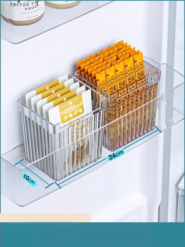 Хладилник органайзер кутия с дренаж, материал: коприна цветя, марка Mink