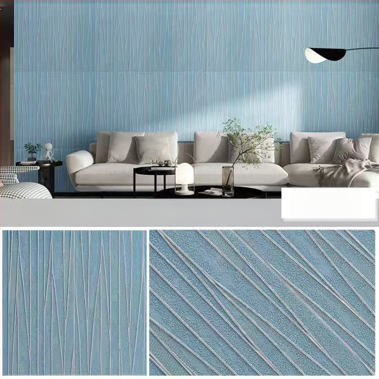 3D sienos plokštelės mural miegamajam, atsparus įbrėžimams ir vandeniui, XPE putojantis medžiaga, abstraktus šiuolaikinis dizainas, montavimas įmanomas