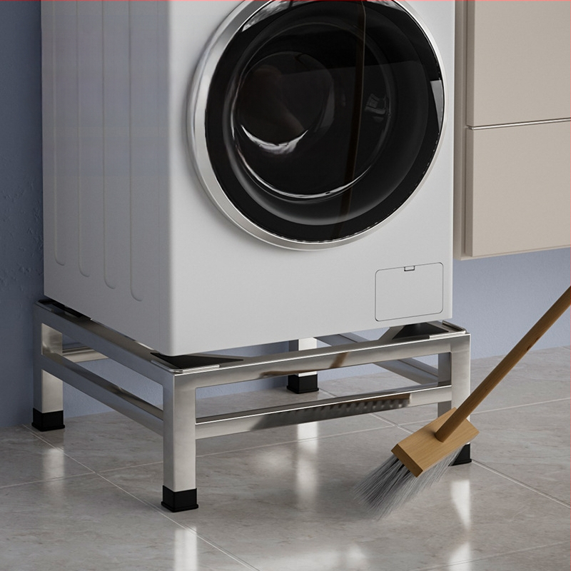 Nerūdijančio plieno skalbimo mašinos pagrindas laikiklis, modelis JX00039, vieno aukšto konstrukcija, CE sertifikatas