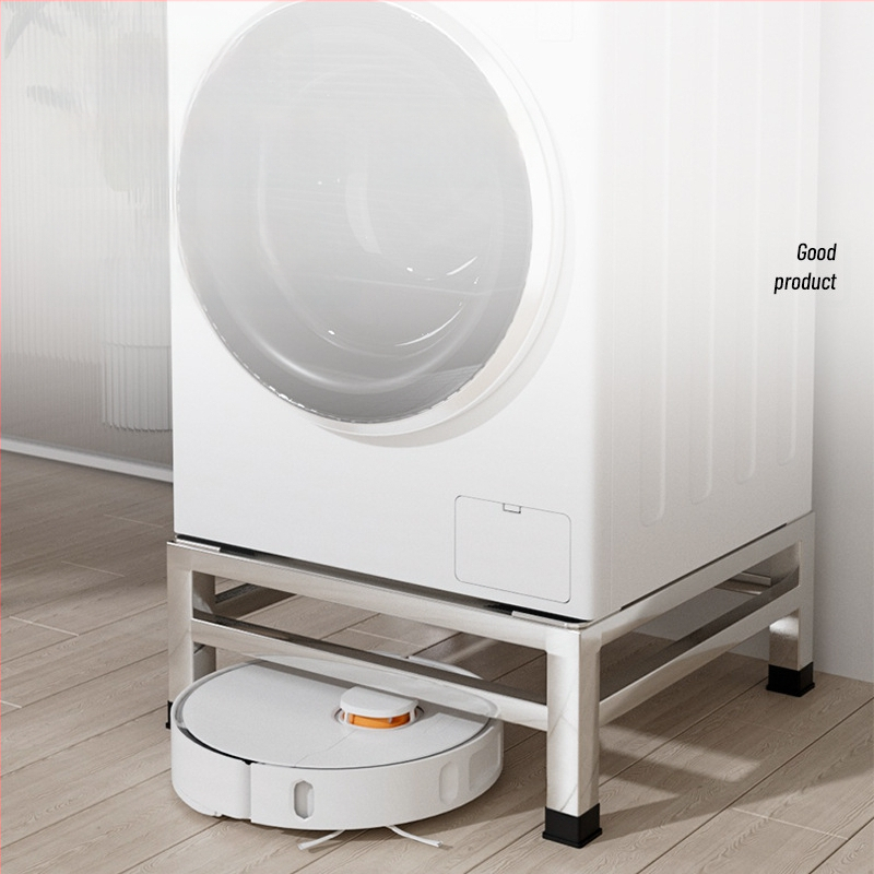 Nerūdijančio plieno skalbimo mašinos pagrindas laikiklis, modelis JX00039, vieno aukšto konstrukcija, CE sertifikatas