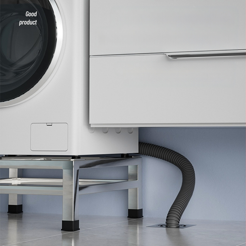 Nerūdijančio plieno skalbimo mašinos pagrindas laikiklis, modelis JX00039, vieno aukšto konstrukcija, CE sertifikatas