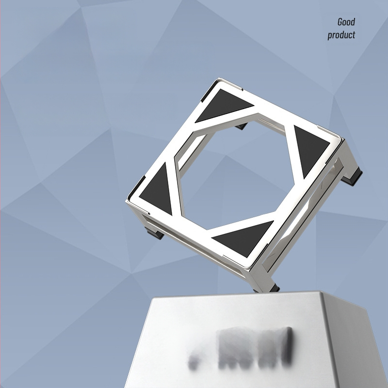 Nerūdijančio plieno skalbimo mašinos pagrindas laikiklis, modelis JX00039, vieno aukšto konstrukcija, CE sertifikatas