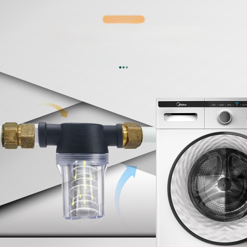 Veevoolu eelfilter 304 roostevabast terasest, läbipaistev visuaalne filter, Mileage bränd, kaasaegne minimalistlik stiil