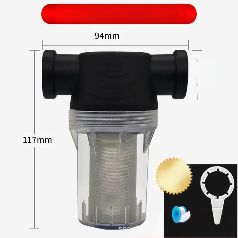 Veevoolu eelfilter 304 roostevabast terasest, läbipaistev visuaalne filter, Mileage bränd, kaasaegne minimalistlik stiil