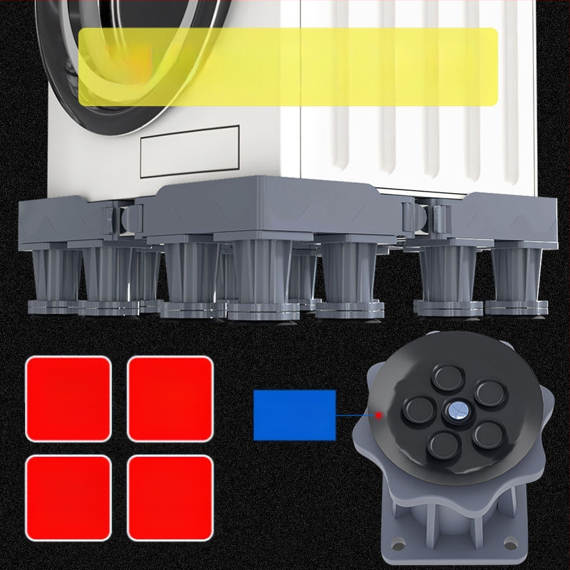 Skalbimo mašinos pagrindas; neslidus, reguliuojamas, judantis; be montavimo; medžiaga plastikas, 3 sluoksniai