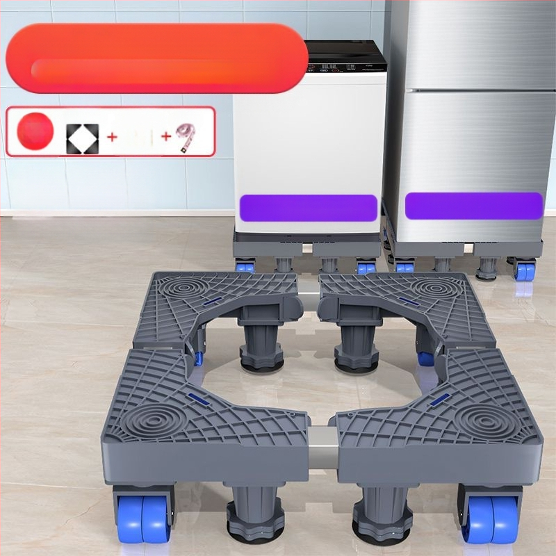 Skalbimo mašinos pagrindas; neslidus, reguliuojamas, judantis; be montavimo; medžiaga plastikas, 3 sluoksniai