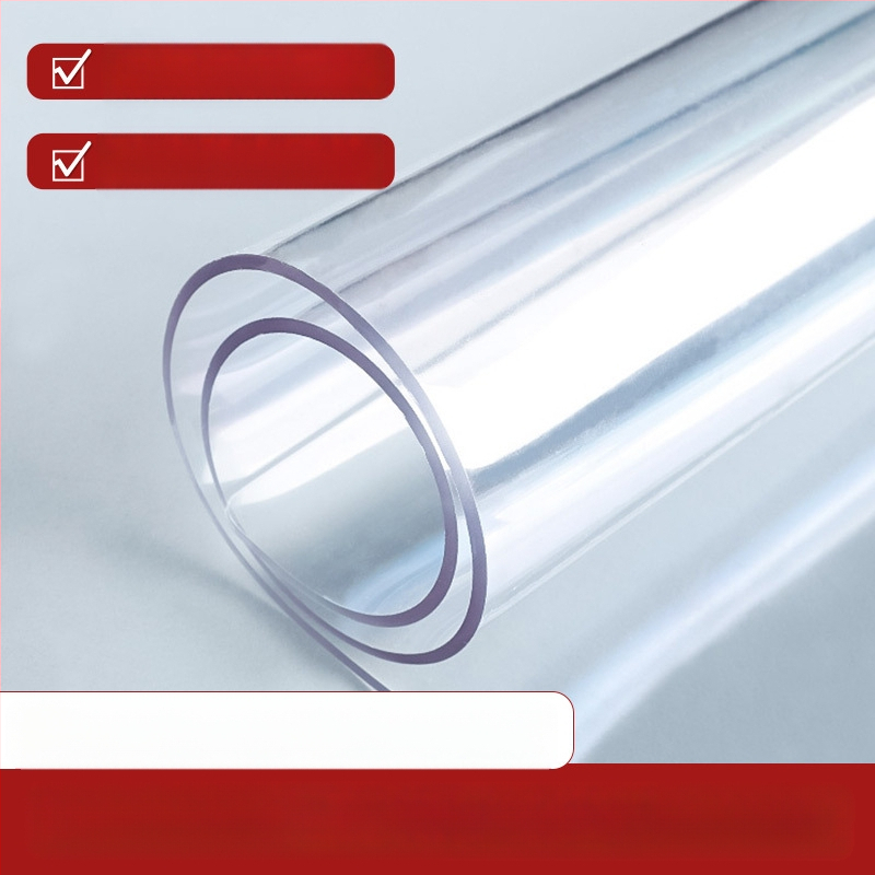 Правоъгълна прозрачна PVC подложка за нощно шкафче с матиран финиш – водоустойчива, прахоустойчивa, маслоустойчива, термоустойчива и устойчива на надраскване