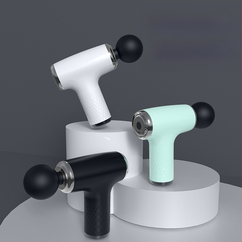 Fascialinis masažinis pistoletas kaklui, juosmeniui, klubams, kojoms, nugarai ir pėdai – įkraunamas, daug greičių, mechaninis valdymas, modeliai: 828/888/858/818