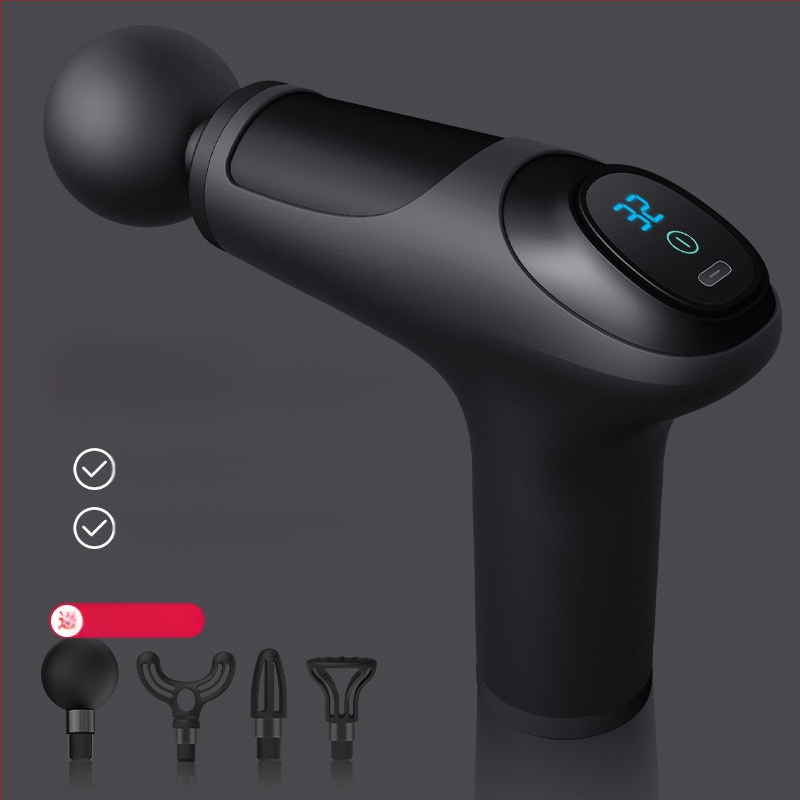 Fascialinis masažinis pistoletas kaklui, juosmeniui, klubams, kojoms, nugarai ir pėdai – įkraunamas, daug greičių, mechaninis valdymas, modeliai: 828/888/858/818