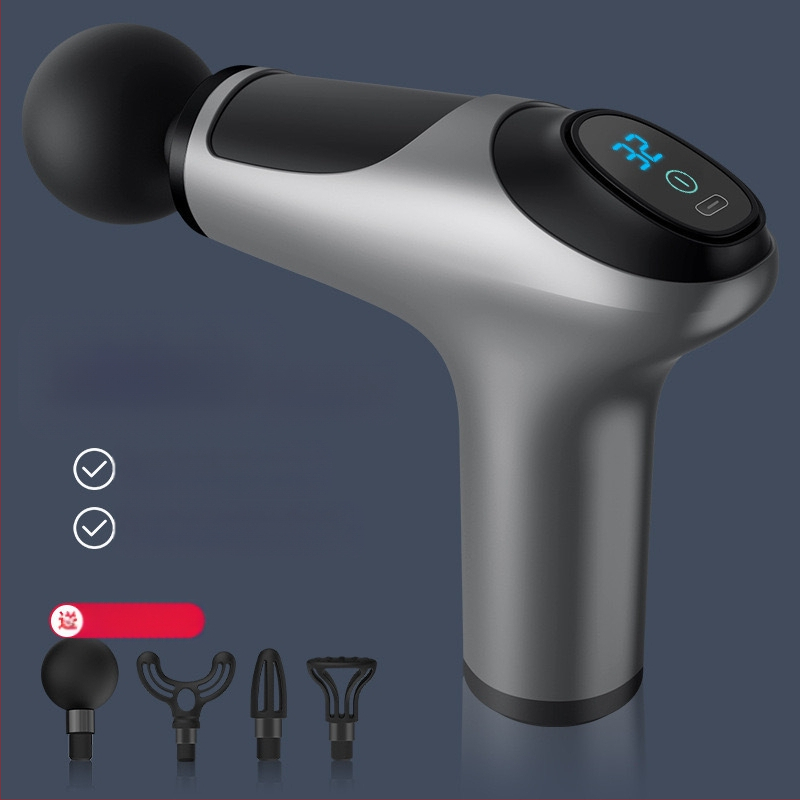 Fascialinis masažinis pistoletas kaklui, juosmeniui, klubams, kojoms, nugarai ir pėdai – įkraunamas, daug greičių, mechaninis valdymas, modeliai: 828/888/858/818