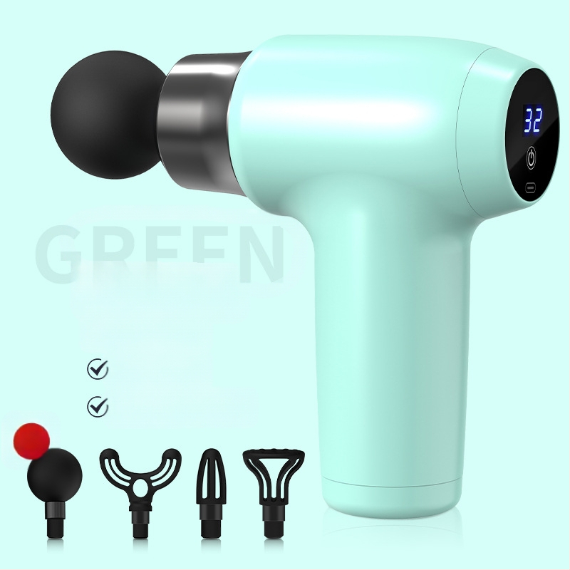 Fascialinis masažinis pistoletas kaklui, juosmeniui, klubams, kojoms, nugarai ir pėdai – įkraunamas, daug greičių, mechaninis valdymas, modeliai: 828/888/858/818