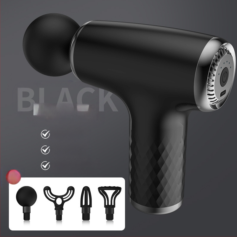 Fascialinis masažinis pistoletas kaklui, juosmeniui, klubams, kojoms, nugarai ir pėdai – įkraunamas, daug greičių, mechaninis valdymas, modeliai: 828/888/858/818