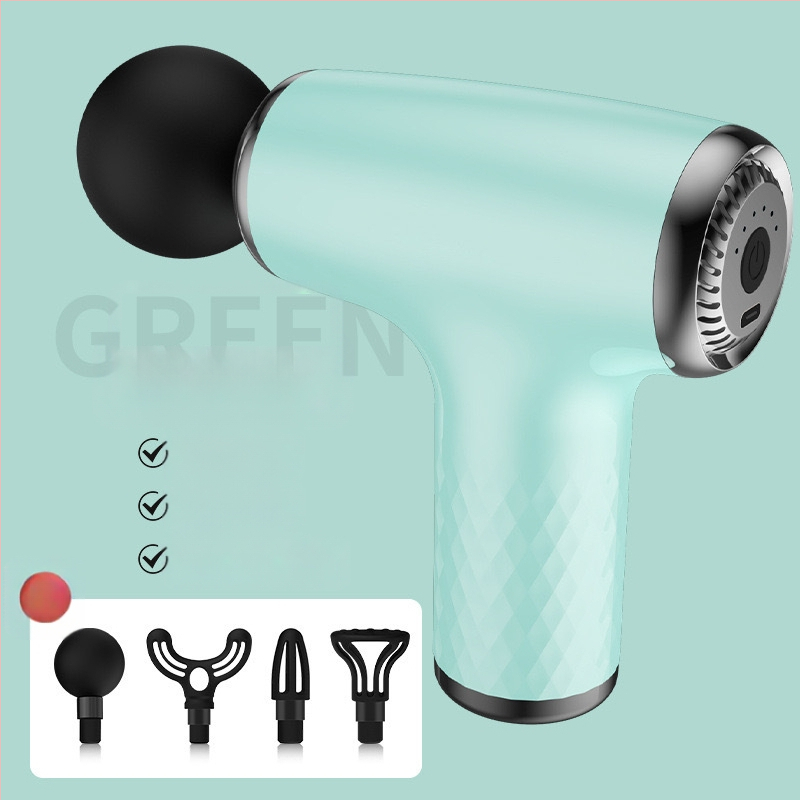 Fascialinis masažinis pistoletas kaklui, juosmeniui, klubams, kojoms, nugarai ir pėdai – įkraunamas, daug greičių, mechaninis valdymas, modeliai: 828/888/858/818