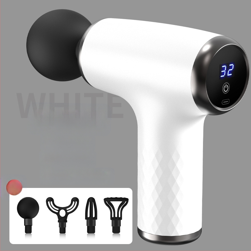 Fascialinis masažinis pistoletas kaklui, juosmeniui, klubams, kojoms, nugarai ir pėdai – įkraunamas, daug greičių, mechaninis valdymas, modeliai: 828/888/858/818