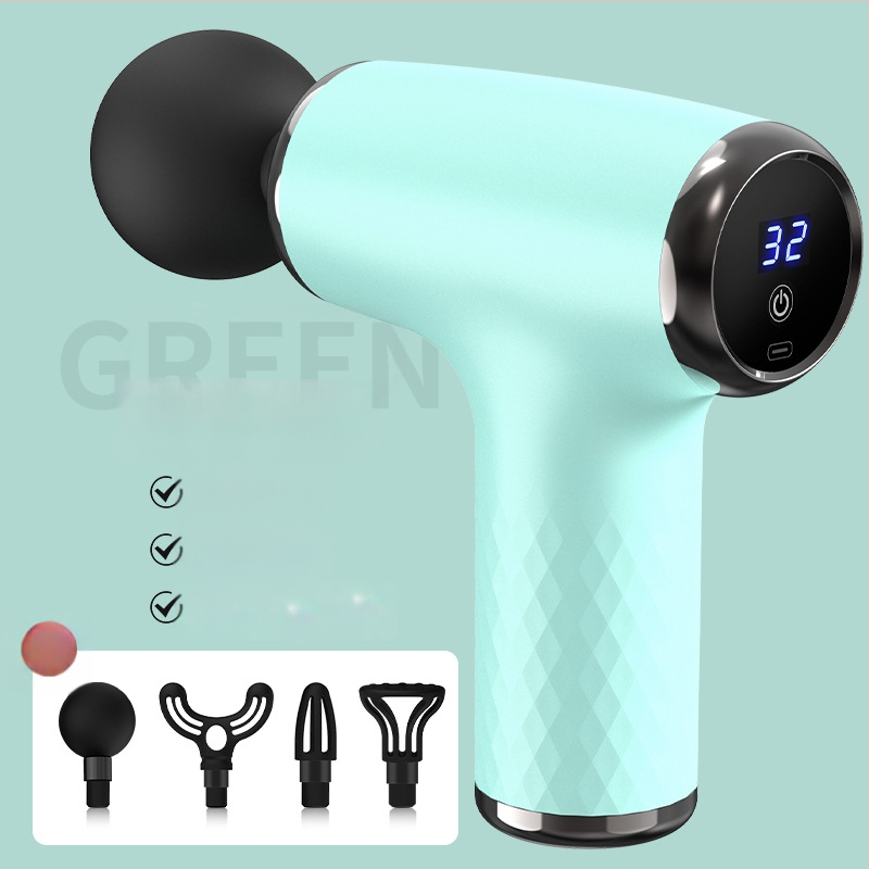 Fascialinis masažinis pistoletas kaklui, juosmeniui, klubams, kojoms, nugarai ir pėdai – įkraunamas, daug greičių, mechaninis valdymas, modeliai: 828/888/858/818