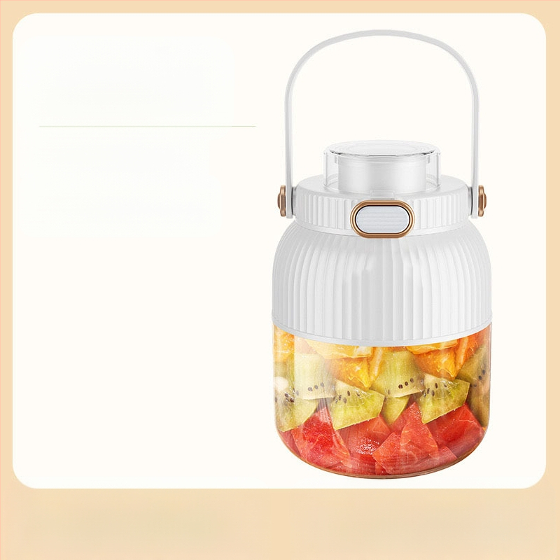 Nešiojamas vaisių ir daržovių sultų spaudimo aparatas, talpa 601–800 ml, galia 200 W, greitis 20001–22000 rpm, 5+ peilių, integruota baterija