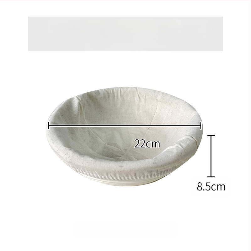 Rataninis duonos fermentacijos krepšys Europos stiliuje – kepimui ir laikymui, modernus minimalistinis stilius, kilmė: Vietnamas