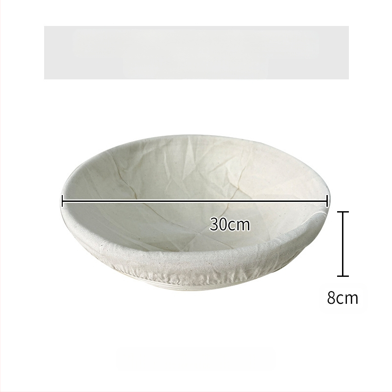 Rataninis duonos fermentacijos krepšys Europos stiliuje – kepimui ir laikymui, modernus minimalistinis stilius, kilmė: Vietnamas