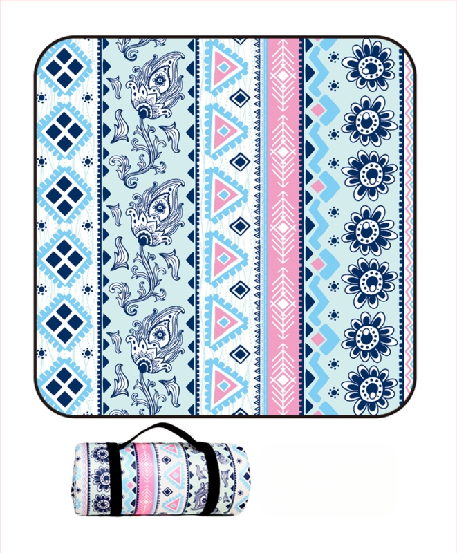 Piknik takaró flanelből és alumíniumfóliával, vízálló és nedvességálló, több személyes használatra, súly 1000 g