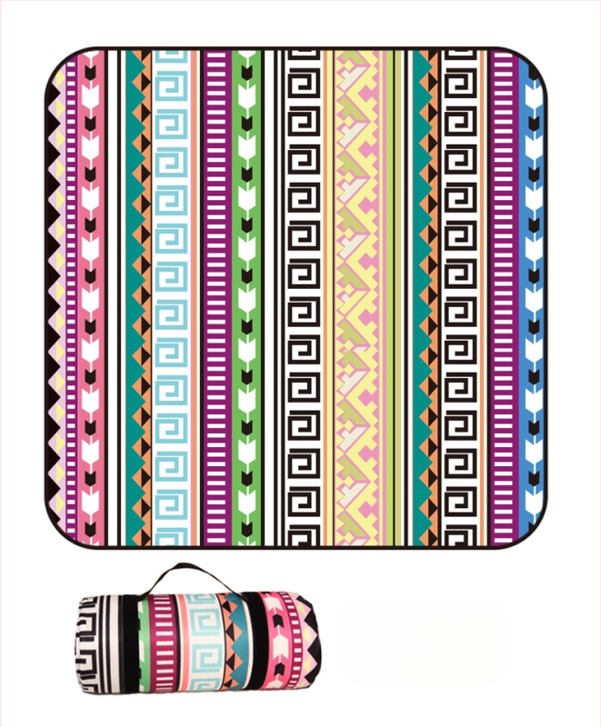 Piknik takaró flanelből és alumíniumfóliával, vízálló és nedvességálló, több személyes használatra, súly 1000 g