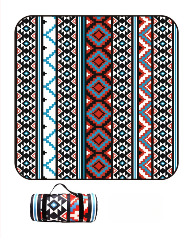 Piknik takaró flanelből és alumíniumfóliával, vízálló és nedvességálló, több személyes használatra, súly 1000 g