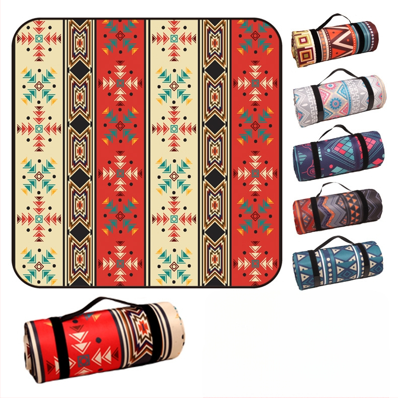 Piknik takaró flanelből és alumíniumfóliával, vízálló és nedvességálló, több személyes használatra, súly 1000 g