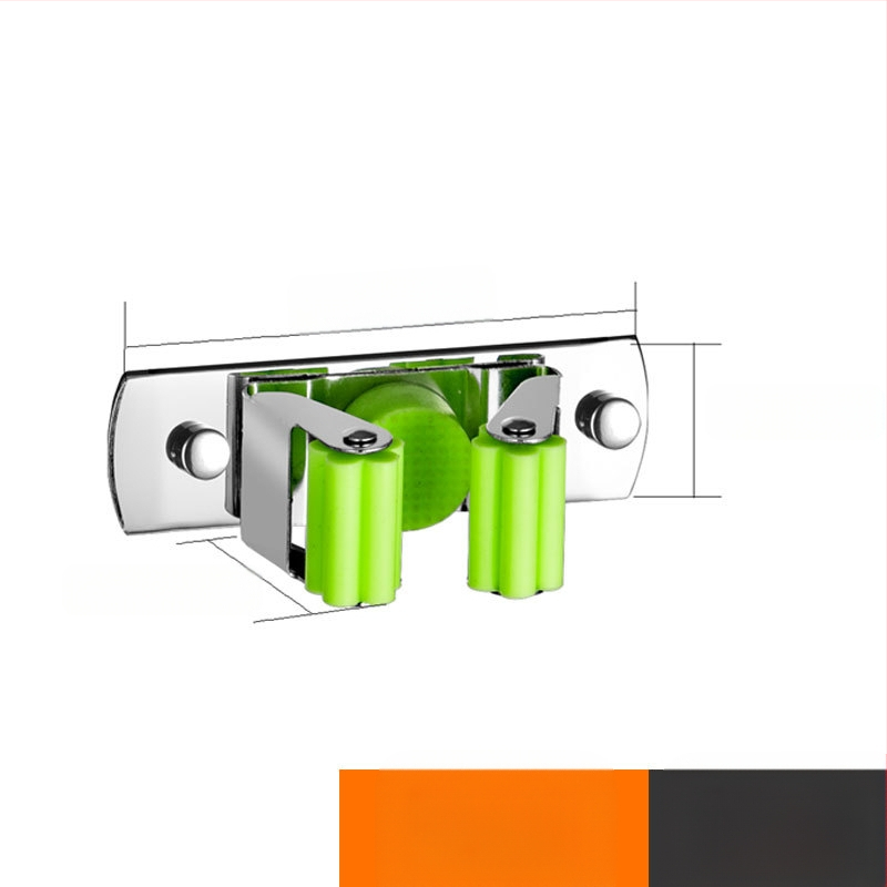 304 неръждаема стомана – държач за моп и мултифункционална закачалка за метла, баня, CE сертифициран полирана повърхност, Yong Qi, 0.5 кг, Сертификат CCI20070040CER