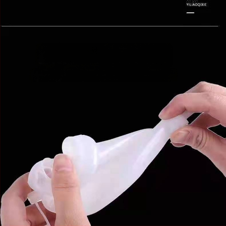 Silikoninis šlapimo indas vyresnio amžiaus žmonėms, kvėpuojantis tinklas, unisex, lovos naudojimui