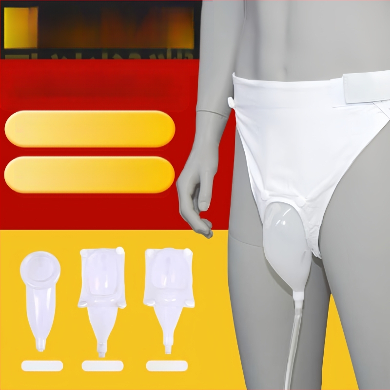 Silikoninis šlapimo indas vyresnio amžiaus žmonėms, kvėpuojantis tinklas, unisex, lovos naudojimui