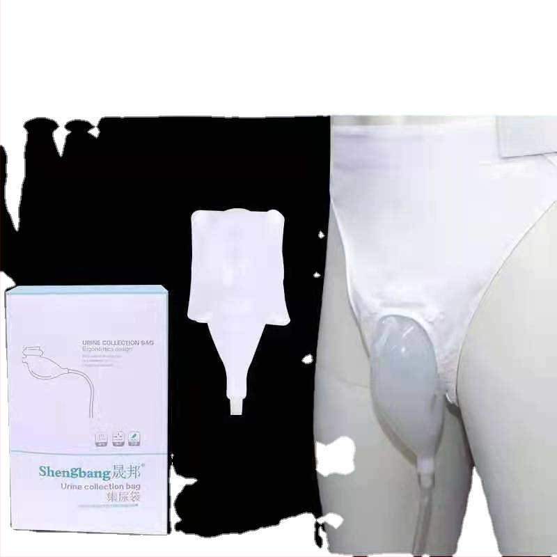 Silikoninis šlapimo indas vyresnio amžiaus žmonėms, kvėpuojantis tinklas, unisex, lovos naudojimui