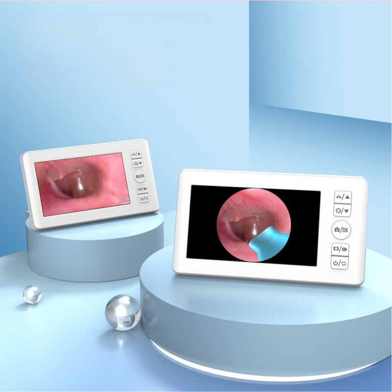 Glow κουτάλι αυτιού με οθόνη, ασύρματο ορατό εργαλείο για αυτί με τσιμπίδα, υλικό PC+ABS