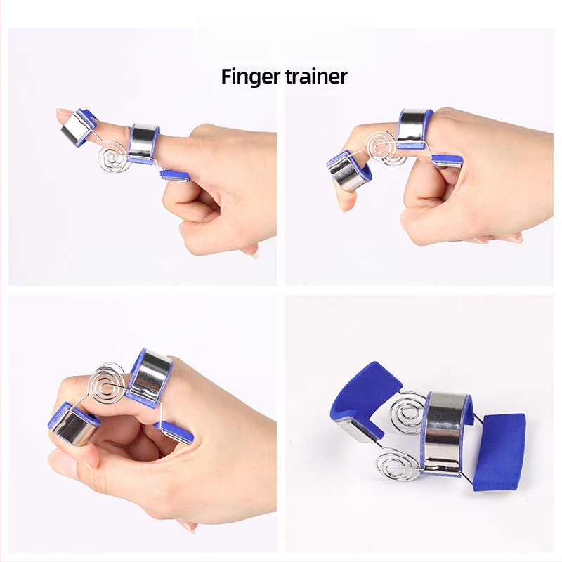 Pooperacinis pirštų treniruoklis su aliuminio lydiniu ir EVA danga, delno apsauga, suaugusiems