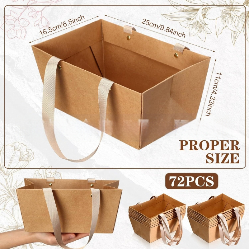 HQ9027 Крафт хартия кутия - многостранична папка, персонализация налична, кламп размер 12, дебелина на плочата 0,3 мм