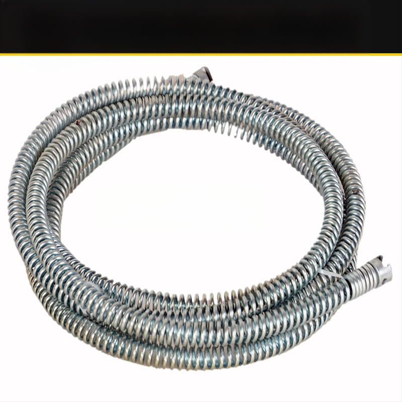 Valymo spiralė su išplėstinėmis jungtimis (vyriškos ir moteriškos) – plieninė viela, cinkuota danga, Little Treble