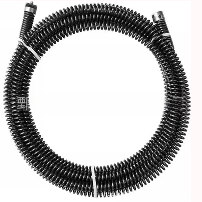 Valymo spiralė su išplėstinėmis jungtimis (vyriškos ir moteriškos) – plieninė viela, cinkuota danga, Little Treble