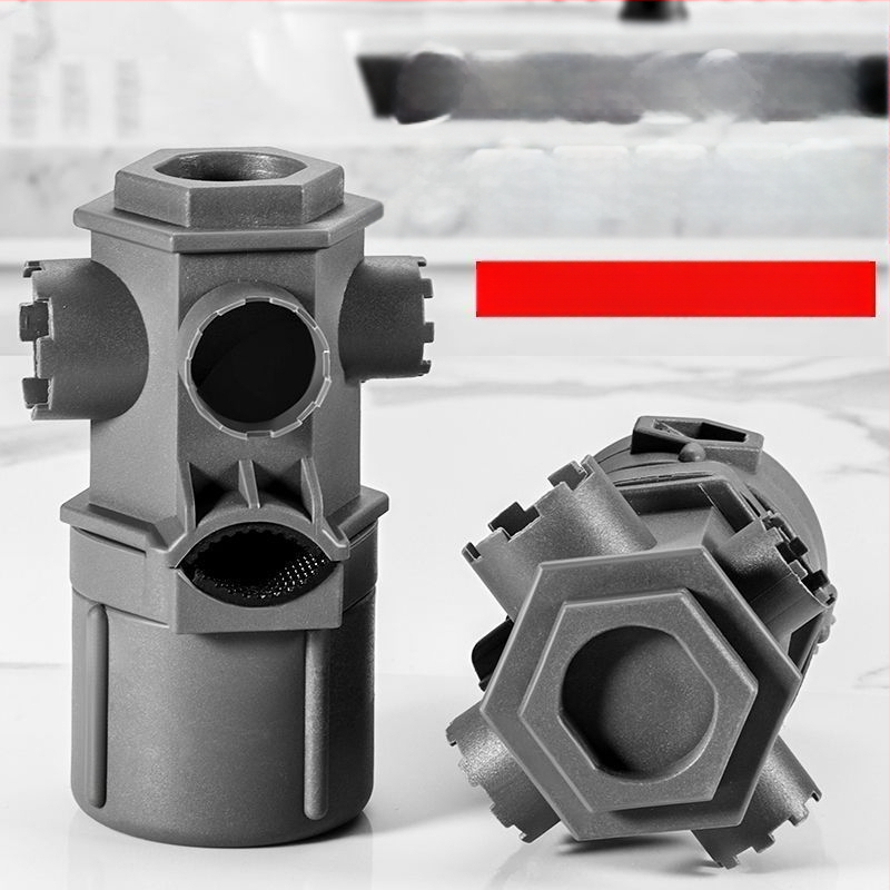 Кран ъглов воден клапан със аерирана дюза за мивка и баня