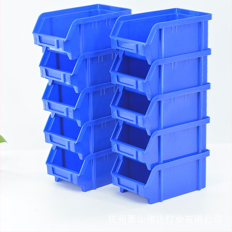 PP plastiko dalimis dėžutė su įstrižiniu atidarymu, stakavimo, sienos storis 2 mm, vidiniai matmenys pritaikomi