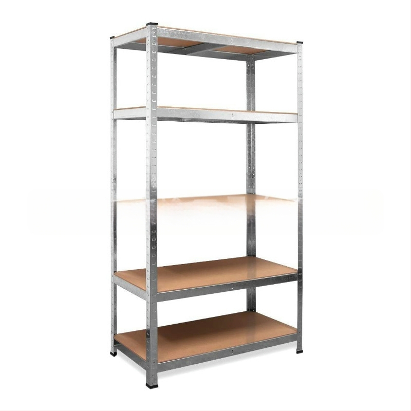 Sunkios sandėliavimo lentynos maisto produktams laikymui, plienas + medis, laminato storis 6–12