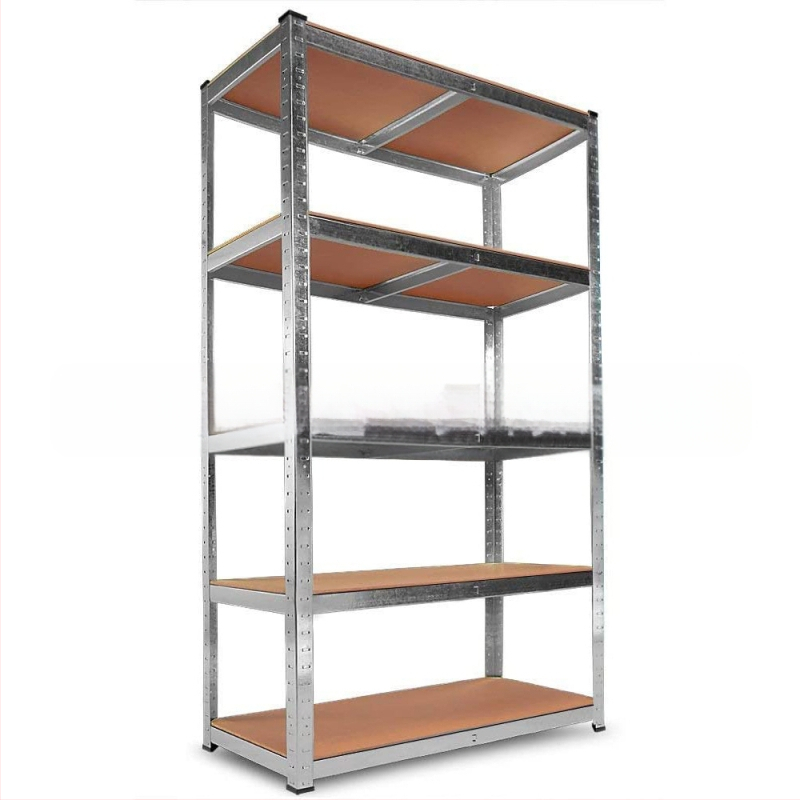 Sunkios sandėliavimo lentynos maisto produktams laikymui, plienas + medis, laminato storis 6–12