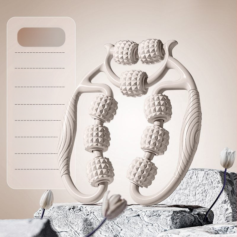 Joga masažni valjak za noge s prstenastim klipom za opuštanje mišića — Marka LT; Kategorija: Joga pomagala; Primjena: Fitness oprema, Zdrava masaža, Fitness i ljepota